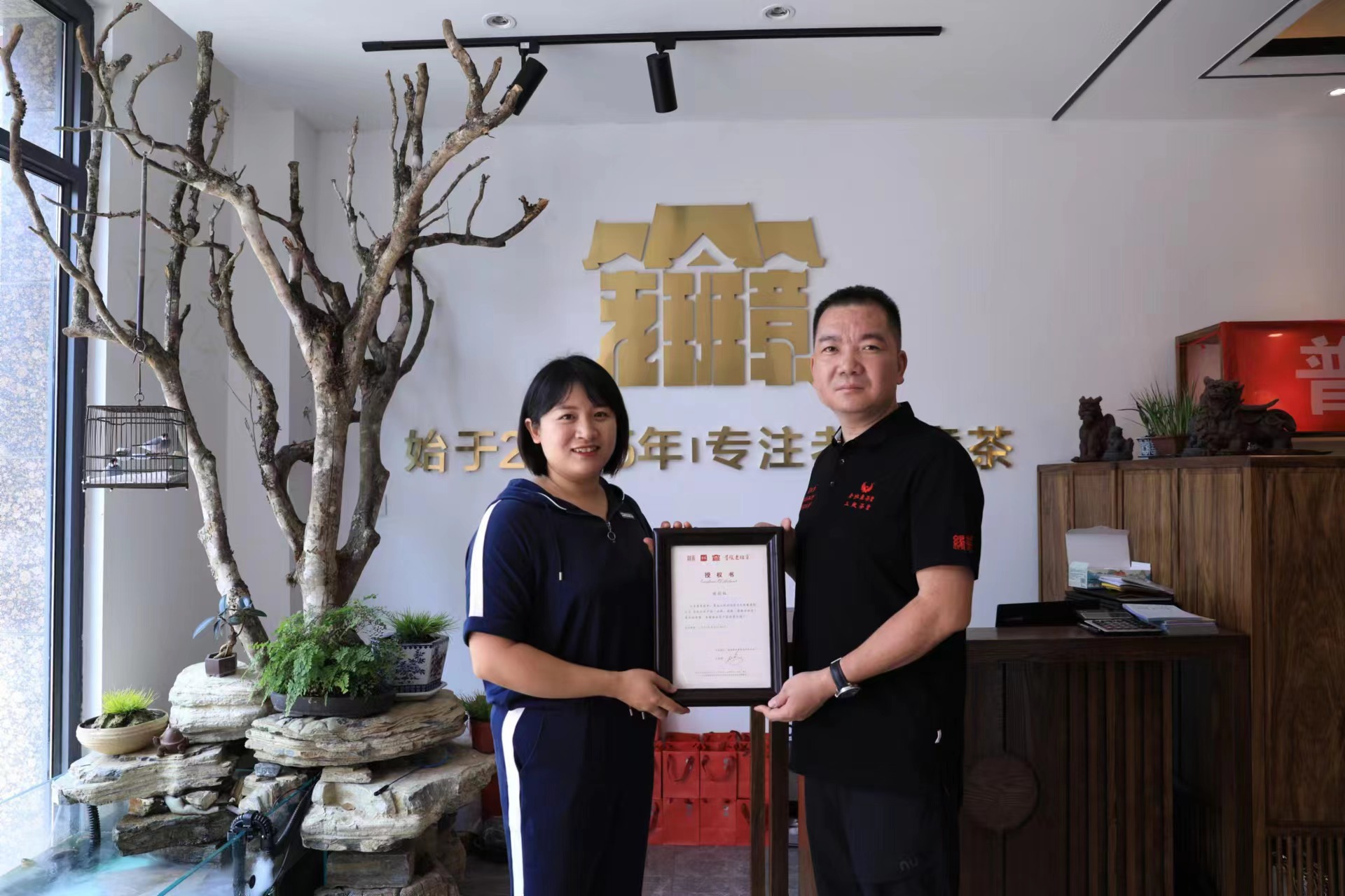 熱烈祝賀老班章品鑒中心青島旗艦店正式授權(quán)為老班章茶業(yè)青島總代理